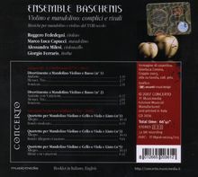 Ensemble Baschenis - The Violin &amp; The Mandolin, CD