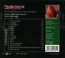 Nicola Vaccai (1790-1848): Arien für Stimme &amp; Klavier, CD