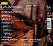 "Vinni la primavera", Musiche in Sicilia mit Titeln wie "Echo la primavera", Künstler: Al Qantarah, Audio-Details auf Instrumenten.
