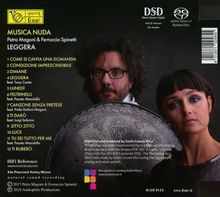 Musica Nuda (Petra Magoni &amp; Ferruccio Spinetti): Leggera (Natural Sound Recording), Super Audio CD