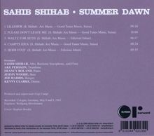Sahib Shihab (1925-1989): Summer dawn, CD