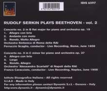 Rudolf Serkin plays Beethoven Vol.2, CD