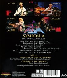 Asia: Symfonia: Live In Bulgaria 2013, Blu-ray Disc