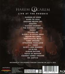 Harem Scarem: Live At The Phoenix 2015, Blu-ray Disc