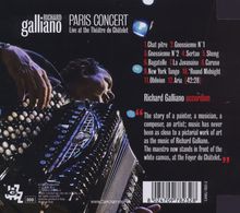 Richard Galliano (geb. 1950): Paris Concert: Live At The Theatre Du Chatelet 2009, CD