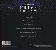 "Giorgio Armani Privé 2005–2025. Tracks: A Quiet Pulse, The Act of Sewing, Dans un Rêve, Simplicity, Responsibility of Beauty."