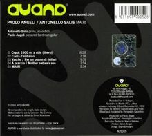 Paolo Angeli &amp; Antonello Salis: Ma.Ri, CD