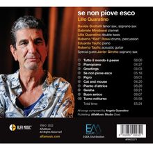 Lillo Quaratino: Se Non Piove Esco, CD