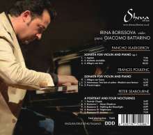 Irina Borissova &amp; Giacomo Battarino - Vladigerov / Poulenc / Seabourne, CD