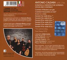 Antonio Caldara (1671-1736): Sonaten für Violine &amp; Bc Nr.1-6, CD