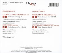 Tibor Varga - Violin Concertos, 2 CDs