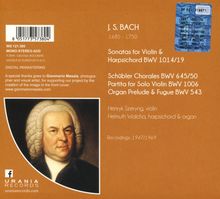 Johann Sebastian Bach (1685-1750): Sonaten für Violine &amp; Cembalo BWV 1014-1019, 2 CDs