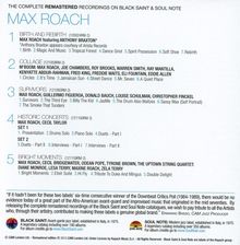 Max Roach (1924-2007): The Complete Remastered Recordings On Black Saint &amp; Soul Note, 6 CDs