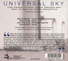 Maxime Bender (geb. 1982): Universal Sky, CD