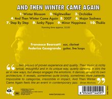 Francesco Bearzatti &amp; Federico Casagrande: And Then Winter Came Again, CD