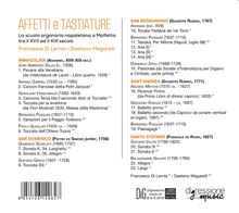 Affetti e Tastiature, CD