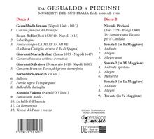 Da Gesualdo a Piccinini, 2 CDs