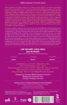 Opéra français | French opera. LÉO DELIBES (1836-1891) Jean de Nivelle. Hungarian National Philharmonic Orchestra.