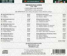 Niccolo Paganini (1782-1840): Streichquartett E-Dur, CD