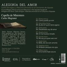 Capella de Ministrers - Alegoria del Amor, CD