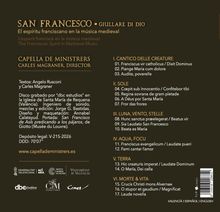 "San Francesco – Giullare di Dio" beschreibt das Album "The Franciscan Spirit in Medieval Music" von Capella de Ministrers.