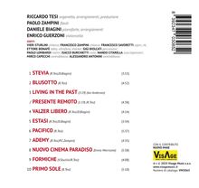 Trackliste mit Titeln und Zeiten; enthält Musikerangaben. Gelbes "VisAge" Logo unten rechts.