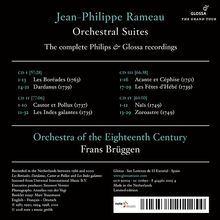 Jean Philippe Rameau (1683-1764): Suiten für Orchester, 4 CDs