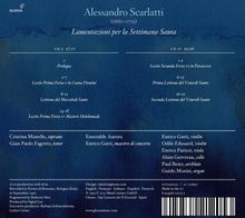 Alessandro Scarlatti (1660-1725): Lamentazioni per la Settimana Santa, 2 CDs