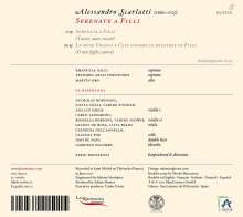 Alessandro Scarlatti (1660-1725): Serenata a Filli, CD