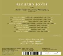 Richard Jones (1680-1744): Chamber Airs for a Violin (and Thorough Bass), CD