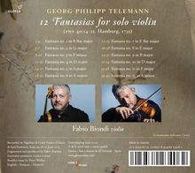 Georg Philipp Telemann (1681-1767): Fantasien für Violine Nr.1-12, CD