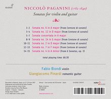 Niccolo Paganini (1782-1840): 7 Sonaten für Violine &amp; Gitarre, CD