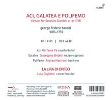 Georg Friedrich Händel (1685-1759): Aci, Galatea e Polifemo (1708), 2 CDs