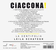 La Centifolia - Ciaccona!, CD