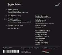 Sergey Akhunov (geb. 1967): Songs &amp; Poems, CD