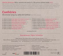 Jaikes de Cambrai (13. Jahrhundert): Lieder "Confreries", CD