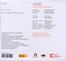 Cristobal Halffter (1930-2021): Don Quijote, 2 CDs