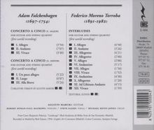 Adam Falckenhagen (1697-1754): Concerti a 5 in F &amp; g für Gitarre &amp; Streichquartett, CD