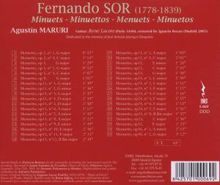 Fernando Sor (1778-1839): Gitarrenwerke "Minuets", CD