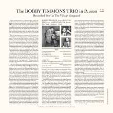 Bobby Timmons (1935-1974): In Person (remastered) (180g) (Limited Edition), LP