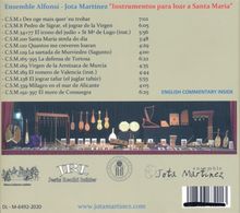 Jota Martínez: Instrumentos Para Loar A Santa María, CD