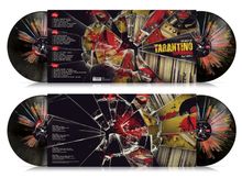 "The Best of Tarantino Experience" und "Real Italian". Colorvolle Vinyl-Schallplatten mit zersplittertem Glas-Effekt.