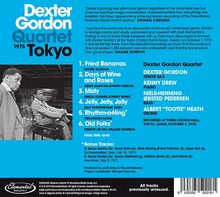 Dexter Gordon (1923-1990): Tokyo 1975 +2 (Limited Edition), CD
