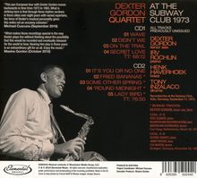 Dexter Gordon (1923-1990): At The Subway Club 1973, 2 CDs