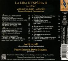 Jordi Savall - La Lira d'Esperia II Galicia (Cantos de terra e danzas antigas), Super Audio CD