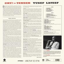 Yusef Lateef (1920-2013): Cry! Tender (180g) (Limited Edition) (+2 Bonustracks), LP