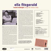 Ella Fitzgerald (1917-1996): Round Midnight - Songs For Lover (180g) (Limited Numbered Edition), LP