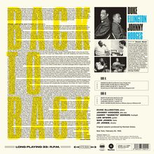 Duke Ellington &amp; Johnny Hodges: Back To Back - The Complete Album (180g) (Limited Edition), LP