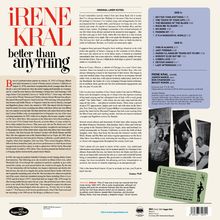 Irene Kral (1932-1978): Better Than Anything (180g ) (Limited ´Numbered Edition), LP