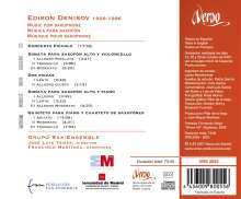 Edison Denisov (1929-1996): Werke für Saxophon, CD